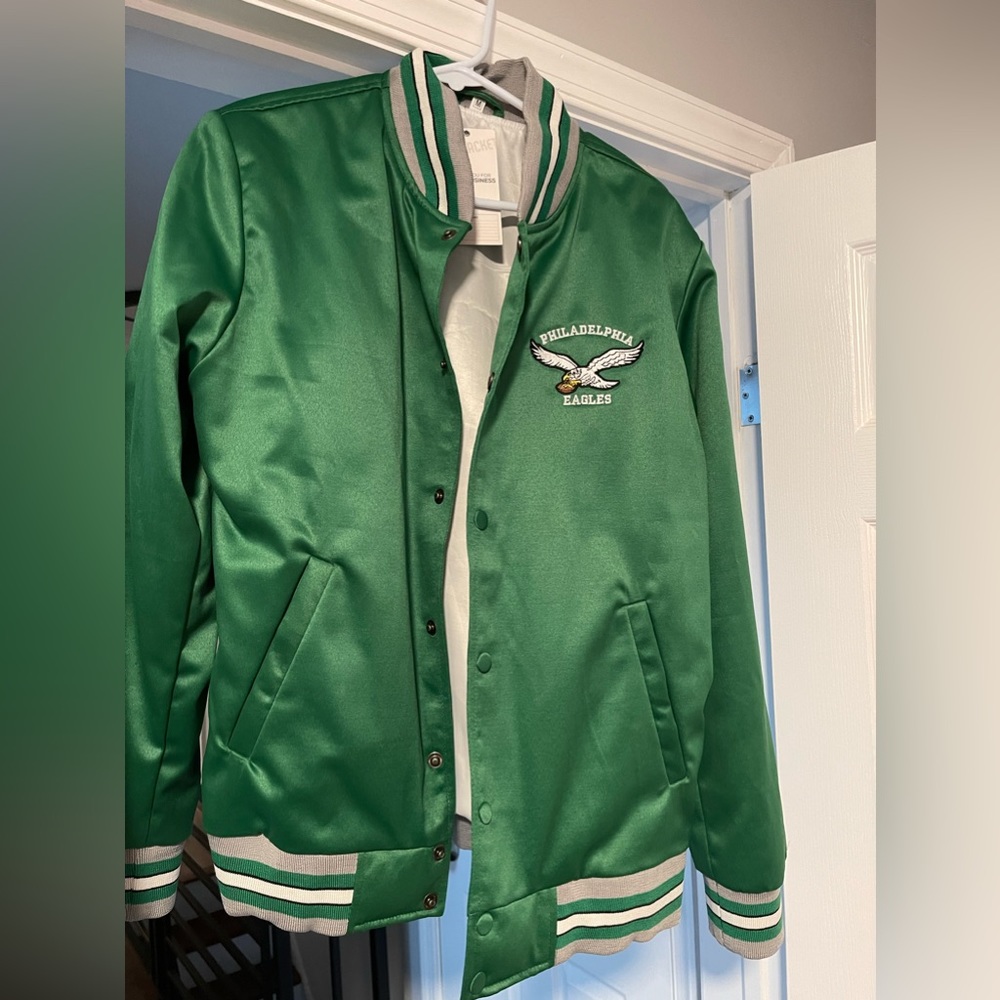 Philadelphia Eagles Kelly Green bomber jacket size men’s M